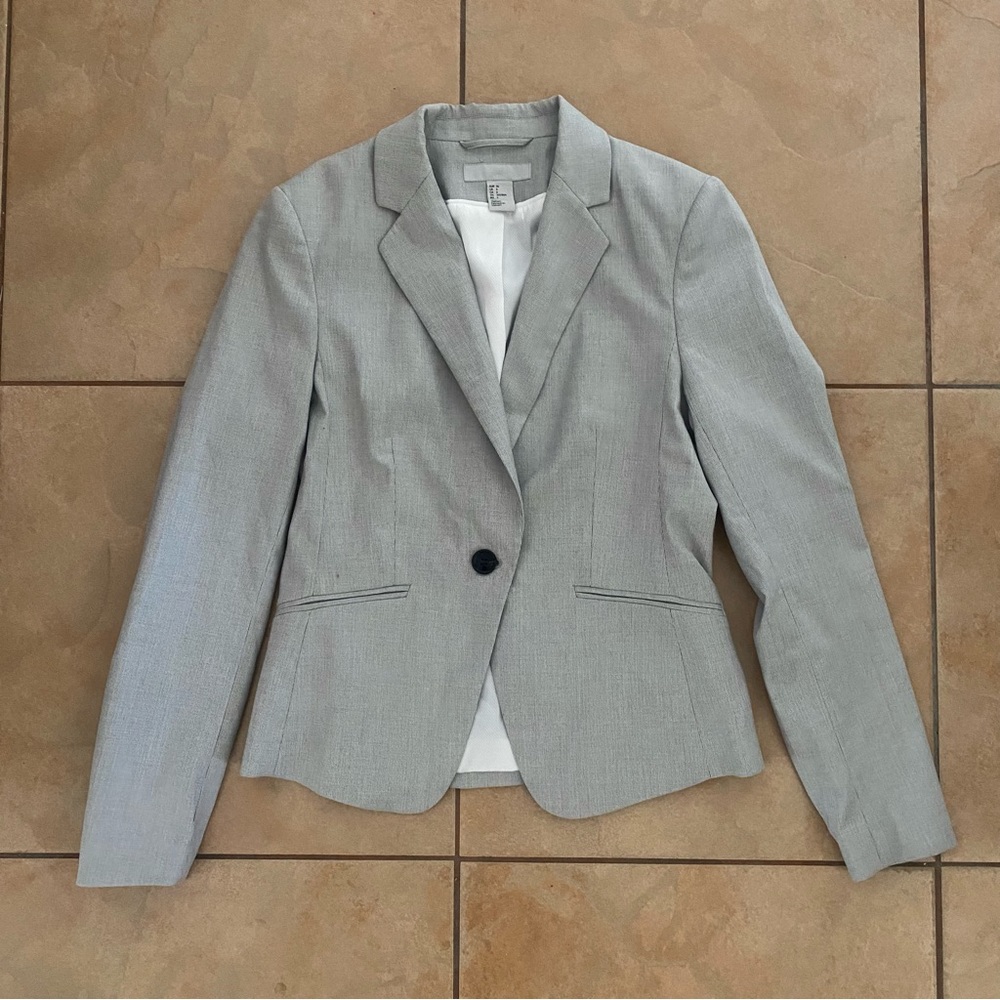 H&M Light Gray Blazer